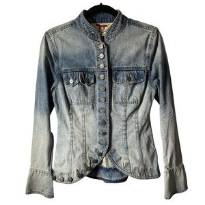 NWT Lee X Angel Chen Denim Jean Jacket Size Medium